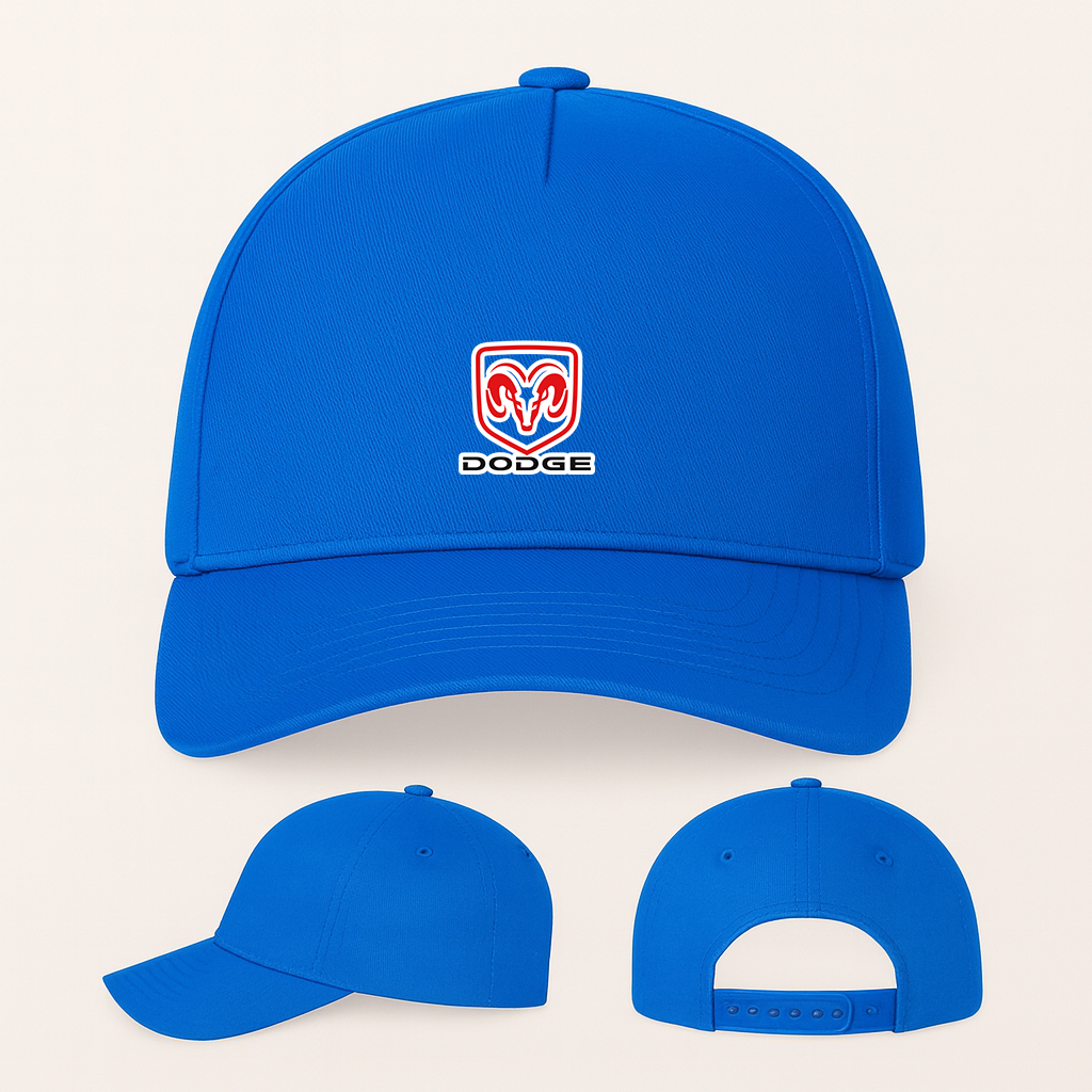 Dodge Car Five Panel Twill Snapback Cap
